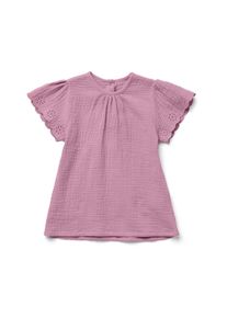 Tchibo - Dětské mušelínové tričko - pro dívky - vel. 98/104 - barva: fialová