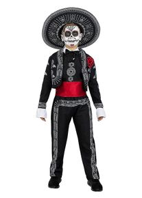 maskworld Dia de los Muertos edelman kostuum voor kinderen