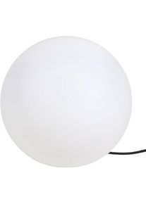 Deko Light 836930 LED Kugelleuchte Dekobeleuchtung Au&szlig;enbeleuchtung E27 &Oslash;38cm wei&szlig;