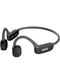 Imperial bluTC active 2 Sport On Ear Kopfhörer Bluetooth Knochenschall-Kopfhörer Schweißresistent Nackenbügel schwarz