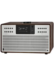Revo SuperCD Internetradio Soundsystem Tischradio walnuss silber