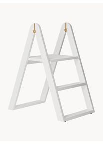 Gejst Žebřík z jasanového dřeva Reech Zlatá, Bílá Dřevo, Masivní dřevo, Kov Š 40 cm, V 72 cm