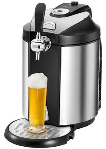 Clatronic BZ 3740 Bierzapfanlage, für 5-Liter-Fässer, 3 CO2-Patronen, 2-12°C, inox (263920)