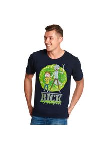 Rick and Morty - Portal T-Shirt - XL - Blau