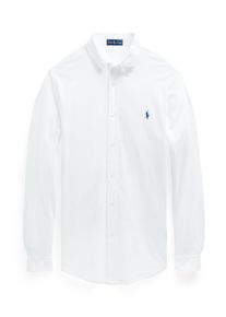 Velké Velikosti - Polo Ralph Lauren - Federlehké síťované tričko s výšivkou hráče póla - 4XL - Bílá