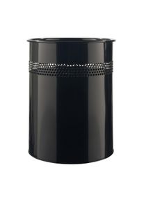 Odpadkový koš kovový černá