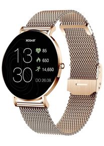XCOAST SIONA 2 Smartwatch Sportuhr Fitnessuhr Fitness-Tracker 42mm ros&eacute;gold