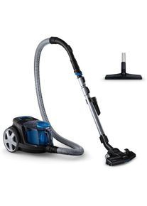 Philips FC9331/09 PowerPro Compact Boden-Staubsauger beutellos 650 Watt 1,5 Liter schwarz