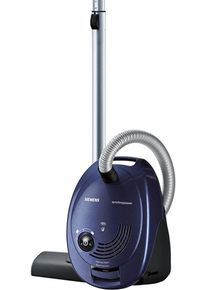 Siemens VS06A111 Bodenstaubsauger 600 Watt Beutel Hygienefilter Motorschutzfilter moonlight blue
