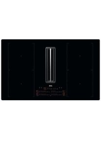 AEG CCE84751CB autarkes Induktionskochfeld Kochfeldabzug 83cm breit Rahmenlos Timer Kindersicherung Umluft