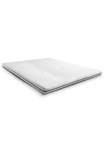 Supportho premium soğuk s&uuml;nger topper 200 x 200 cm H3, y&uuml;kseklik 9 cm, sertlik derecesi H3, antibakteriyel kılıflı