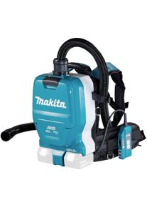 Makita DVC265ZXU Akku-Rucksackstaubsauger Rucksacksauger AWS-System ohne Akku und Ladegerät türkis