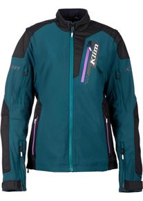 Klim Rebelle, textile jacket women , color: Petrol/Black/Purple , size: L