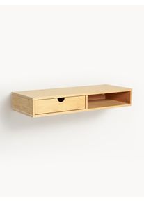 WOODMAN Nástěnný noční stolek Farsta Světlé dřevo Dřevo Š 78 cm, V 12 cm