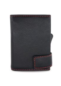 SecWal SecWal 2 Kreditkartenetui Geldbörse RFID Leder 9 cm schwarz