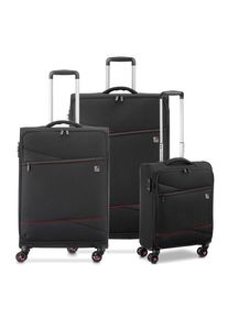 MODO by Roncato Eclipse 2.0 4 Rollen Kofferset 3-teilig schwarz