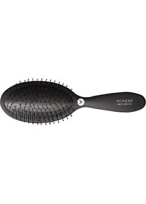 HH Simonsen Hřebeny a kartáče Wonder Brush Midi Black Ploché na vlasy