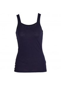 Icebreaker Women's Siren Tank Merino base layer Women (L, blue)