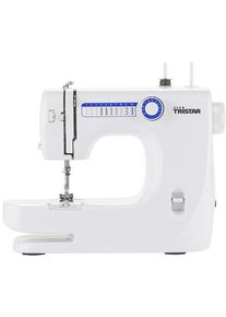 Tristar SM-6000 Nähmaschine Freiarmnähmaschine automatische Einfädelfunktion Geschwindigkeitsregler weiß