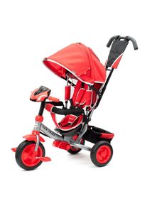 BABY MIX Dětská tříkolka s LED světly Lux Trike červená