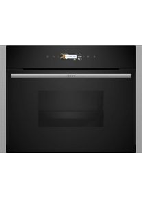 Neff C24DR1XN0 N70 Einbau-Dampfgarer 60cm breit 38 Liter Wassertank TFT-Display Soft Close Soft Opening schwarz/Edelstahl