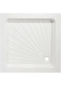 Duschwanne Duschtasse Duschbecken 800x800 Camping Wohnwagen Wohnmobil weiß