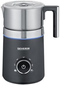 Severin SM 3586 Milchaufschäumer Milchschäumer 0,7 Liter 500 Watt Edelstahl gebürstet schwarz