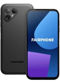 FAIRPHONE 5 6,46" Smartphone Handy 256GB 50MP 5G Dual-SIM Fingerabdrucksensor Android schwarz