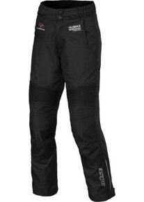 Büse Rider, textile pants waterproof kids , color: Black , size: 164