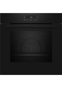 Neff N 30 B2CCJ7HK0 Einbau-Backofen 59,5cm breit 71 Liter Pyrolyse Teleskopauszug Stoppfunktion CircoTherm 10 Automatikprogramme schwarz