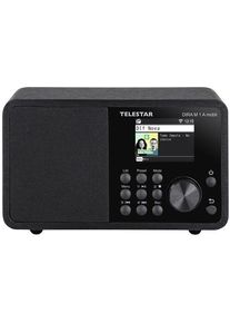 Telestar DIRA M 1 A Internet-Tischradio Radio Aufnahmefunktion DAB+ UKW AUX Bluetooth DLNA USB WLAN schwarz