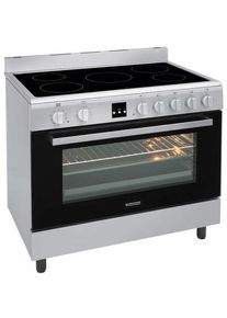 Oranier FZE 1999 04 Koch-Back-Station Elektro, EEK: A, 90 cm, Warmhaltefach, Edelstahl