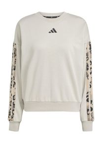 adidas Sportswear Ženy Sportovní mikina světle béžová / šedobéžová / černá L