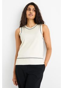 C&Amp;A Svetrová vesta, Bílé, Größe: M