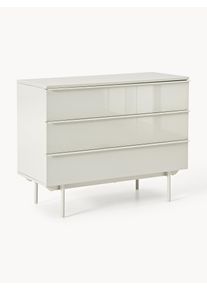 Dřevěná komoda Elona Béžová Dřevo Š 100 cm, V 80 cm | Westwing Collection