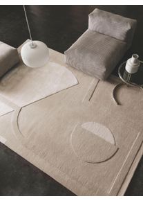 benuta Finest Koberec Caren Kr&eacute;mov&aacute; 250x350 cm Abstrakt,Geometrick&eacute;,Směs struktur,Trendov&yacute; vzhled