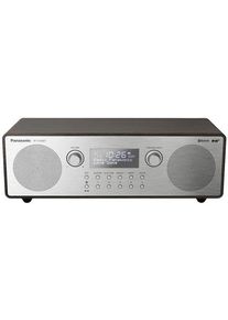 Panasonic RF-D100BTEGT Tischradio UKW DAB+ AUX Bluetooth DAB+ UKW Weckfunktion silber braun