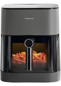 Panasonic NF-CC500SXE Heißluft-Fritteuse Air Fryer 5l 1450W Cool-Touch LCD-Display grau