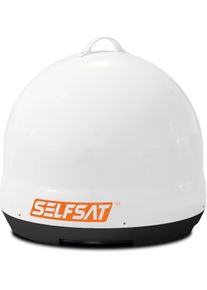 Selfsat Snipe Mobile Camp Direct Sat-Anlage Kuppelantenne Single-LNB Camping Wohnwagen Wohnmobil wei&szlig;