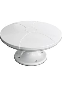 Alphatronics AN 2 DVB-T Antenne SAT-Antenne 25,5cm 5V Camping Wohnwagen Wohnmobil wei&szlig;