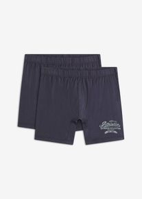 Dlouh&eacute; boxerky s organickou bavlnou (2 ks v balen&iacute;) | Modr&aacute; | Vel. 7 (XL) | bonprix