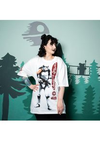 Star Wars - Stormtrooper Oversize T-Shirt - M - Weiß