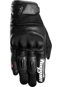 Furygan TD12 Evo, gloves women , color: Black/White/Pink , size: XL