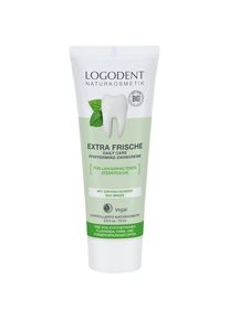 Logona P&eacute;če o zuby Extra čerstv&yacute; m&aacute;tov&yacute; zubn&iacute; kr&eacute;m pro denn&iacute; p&eacute;či 75 ml