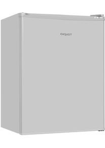 Exquisit KB60-V-090E Stand-K&uuml;hlschrank 45cm breit 52 Liter LED Beleuchtung Temperaturregelung grau