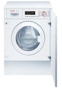 Bosch WKD28543 Serie 6 Einbau-Waschtrockner 7kg Waschen 4kg Trocknen 1400U/min AquaStop Kindersicherung Wasser plus Schaumerkennung weiß