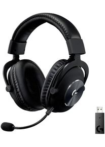Logitech Gaming PRO X On Ear Headset Kopfhörer Surround-Sound Lautstärkeregelung Mikrofon-Stummschaltung