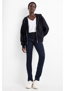 C&Amp;A Slim jeans-high waist-LYCRA , Modré, Größe: 48
