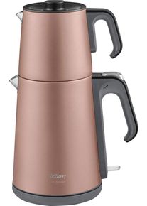 ARZUM Cay Sefasi Teebereiter Teekocher Wasserkocher 1,2 Liter granatapfel