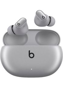 Beats by Dre Studio Buds + In Ear Kopfhörer Bluetooth HiFi Stereo Noise Cancelling Mikrofon-Rauschunterdrückung silber